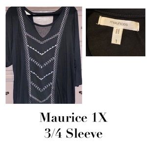 Maurices 3/4 Sleeve Top